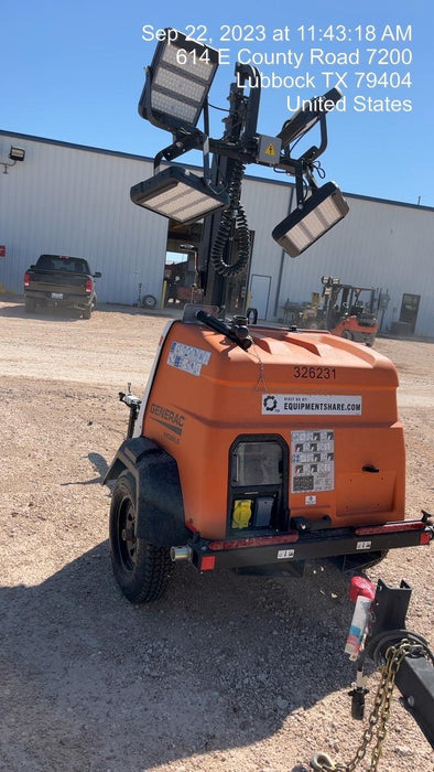 2023 Generac MLT2 Diesel, Flex Switch 120V Input, Powerzone Controller, (4) 320W LED Lights, 4kW Generator, 39.9 Gal Fuel Tank, 2" Ball, T3