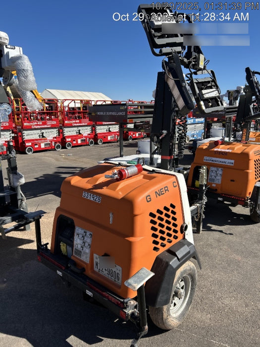 2023 Generac MLT2 Diesel, Flex Switch 120V Input, Powerzone Controller, (4) 320W LED Lights, 4kW Generator, 39.9 Gal Fuel Tank, 2" Ball, T3