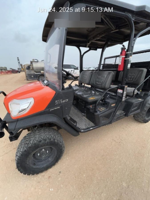 2022 Kubota RTV-X1140W-H Plastic Canopy, Windshield Acrylic Clear, LED Strobe Light, Wire Harness Kit, Back up Alarm
