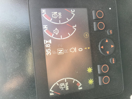 2020 Manitou MTA8044 74hp T4F, Cab/Heat/Air, Cab and Boom LED work lights, Auxiliary Hydraulics, Solid Tires, Amber strobe, Lift Hook w/66" Carriage, 60" Forks