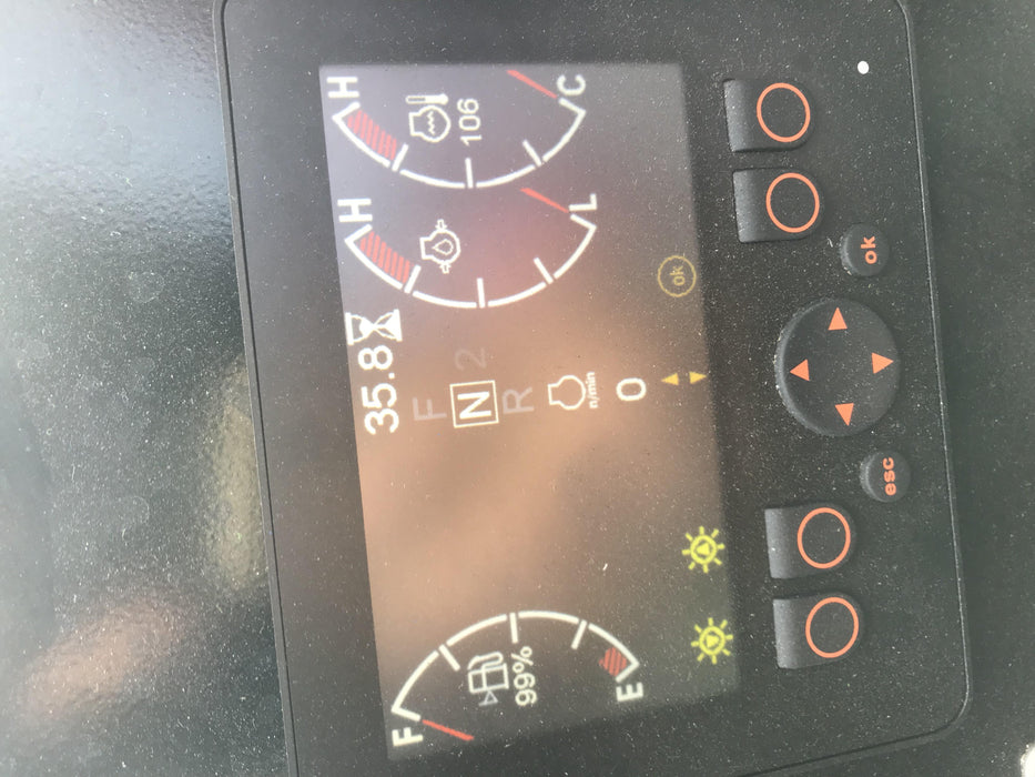 2020 Manitou MTA8044 74hp T4F, Cab/Heat/Air, Cab and Boom LED work lights, Auxiliary Hydraulics, Solid Tires, Amber strobe, Lift Hook w/66" Carriage, 60" Forks