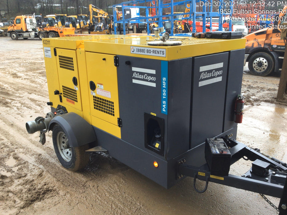 2020 ATLAS COPCO PAS 150 HF CS Enclosed