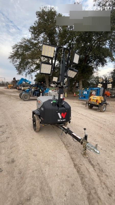 2024 Wacker Neuson LTT4 Diesel, Kohler KDW702, Deep Sea Controller, Auto Start, LED 320W, Bypass Outlet, T3