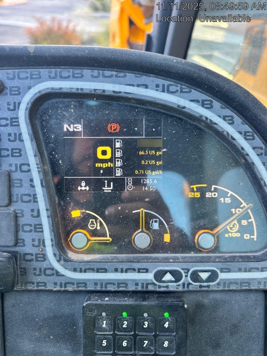 2020 JCB 509-42 Canopy, Solid Tires, Work Lights, Beacon, Aux Hydraulics, Back up Alarm, Lifting Eye, ES Decals