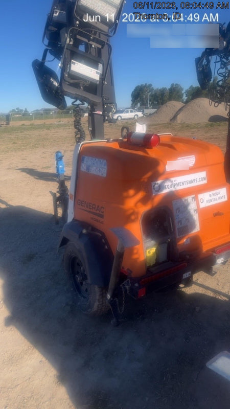 2023 Generac MLT2 Diesel, Flex Switch 120V Input, Powerzone Controller, (4) 320W LED Lights, 4kW Generator, 39.9 Gal Fuel Tank, 2" Ball, T3