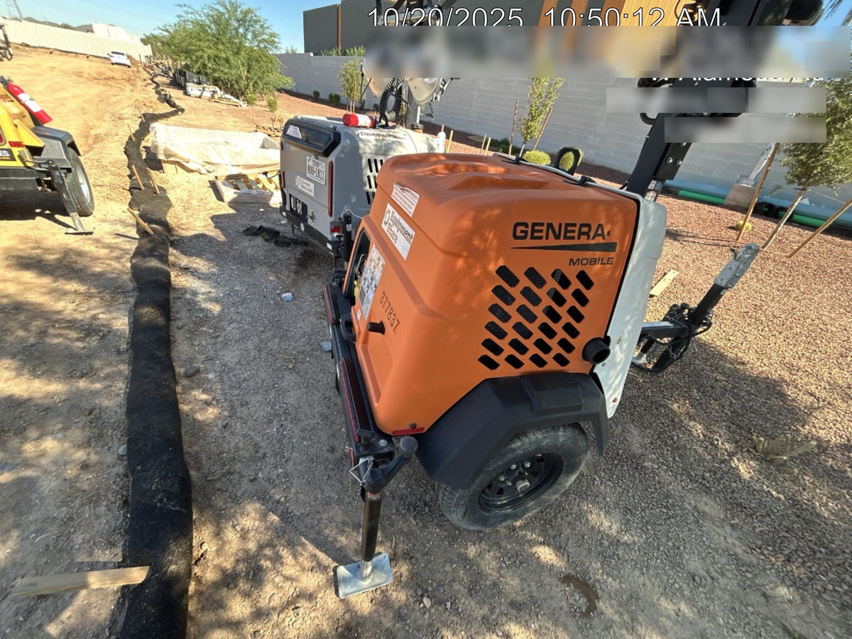 2023 Generac MLT2 Diesel, Flex Switch 120V Input, Powerzone Controller, 
(4) 320W LED Lights, 4kW Generator, 39.9 Gal Fuel Tank, 2" Ball, T3