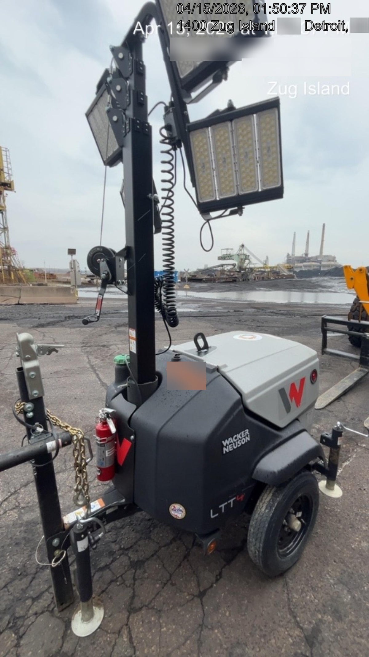 2024 Wacker Neuson LTT4 Diesel, Kohler KDW702, Deep Sea Controller, Auto Start, LED 320W, Bypass Outlet, T3