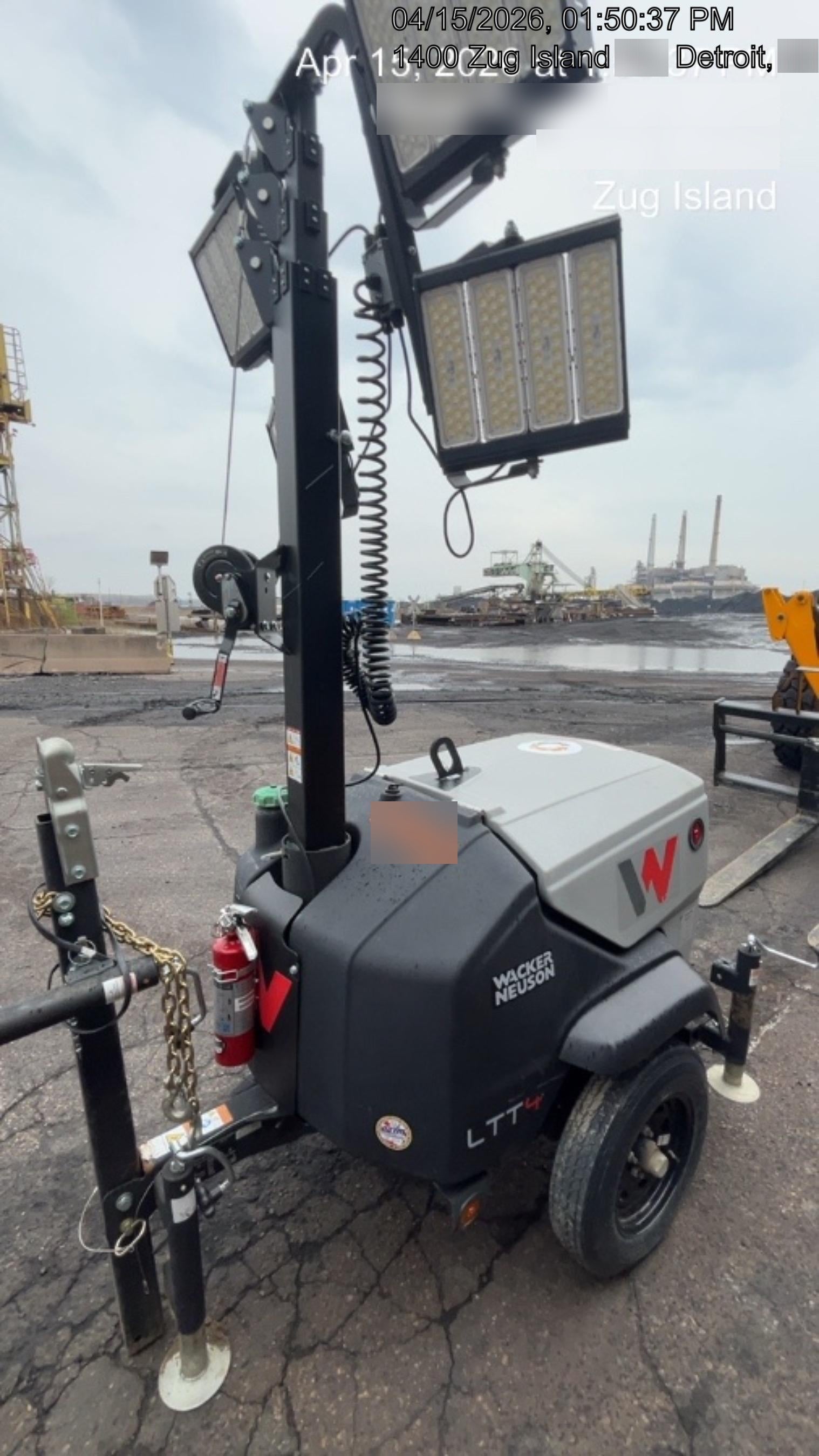2024 Wacker Neuson LTT4 Diesel, Kohler KDW702, Deep Sea Controller, Auto Start, LED 320W, Bypass Outlet, T3