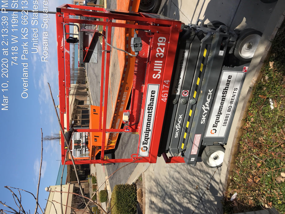 2019 Skyjack SJIII-3219 Standard Options, Trojan Batteries