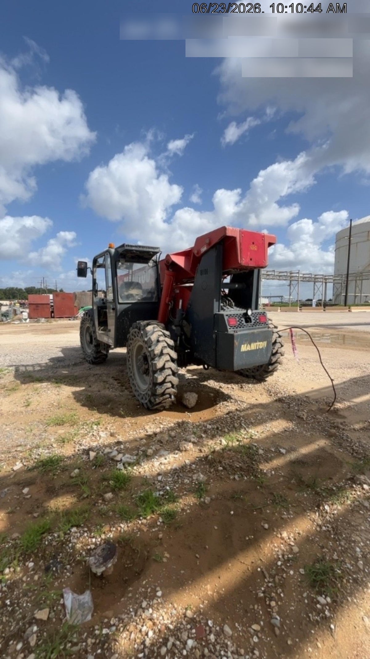 2018 Manitou 12042 Manitou MTA 12042 w/Cab/Heat/AC, Work Lights/Strobe, Aux Hyd, Solid Tires, Lift Hook, 66" Carriage, 72" Forks