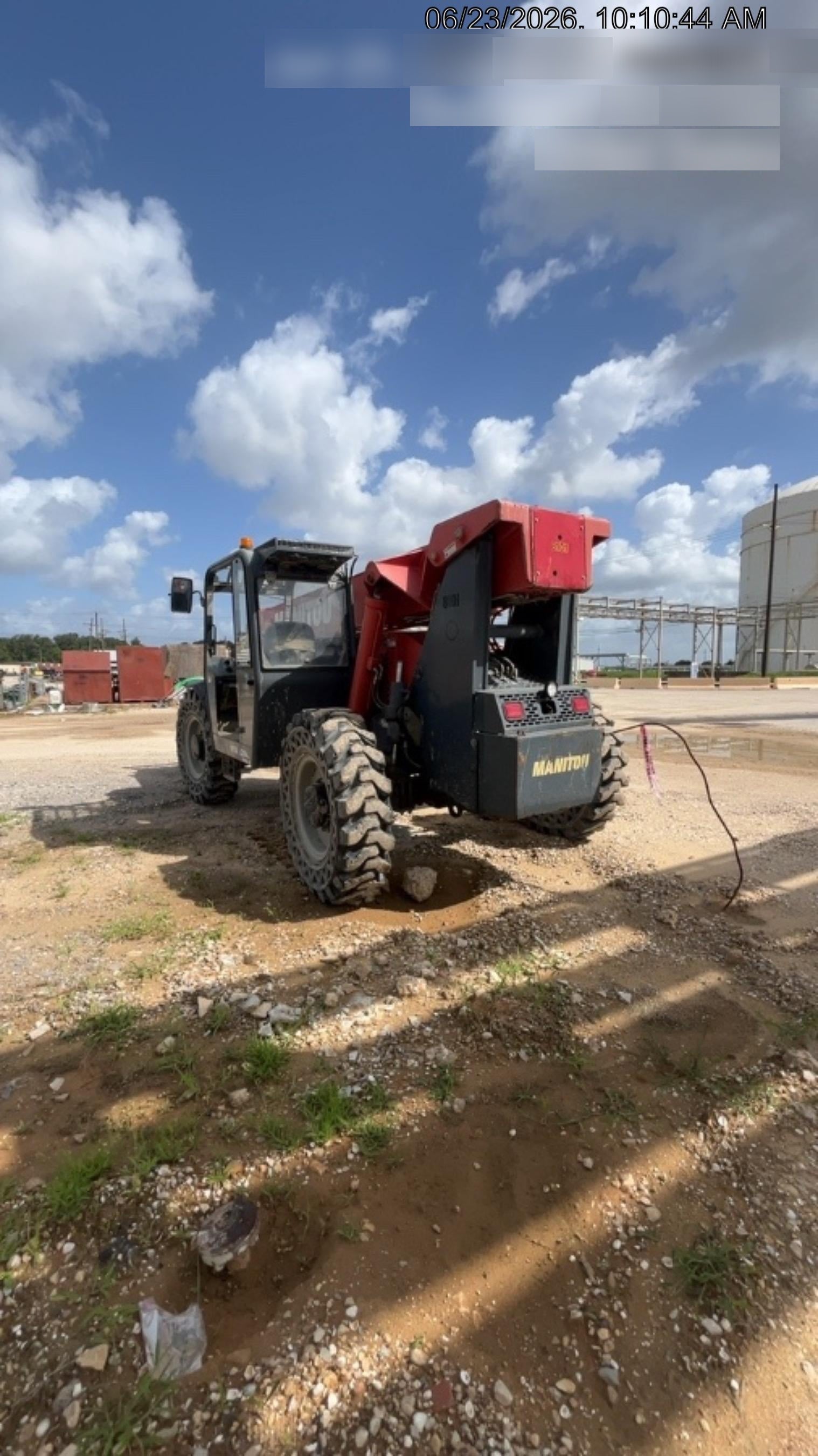 2018 Manitou 12042 Manitou MTA 12042 w/Cab/Heat/AC, Work Lights/Strobe, Aux Hyd, Solid Tires, Lift Hook, 66" Carriage, 72" Forks