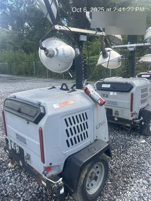 2019 Wacker Neuson LTV6L-MH Wacker Neuson LTV6L Mobile Light Tower w/Fuel Level Sensor Installed