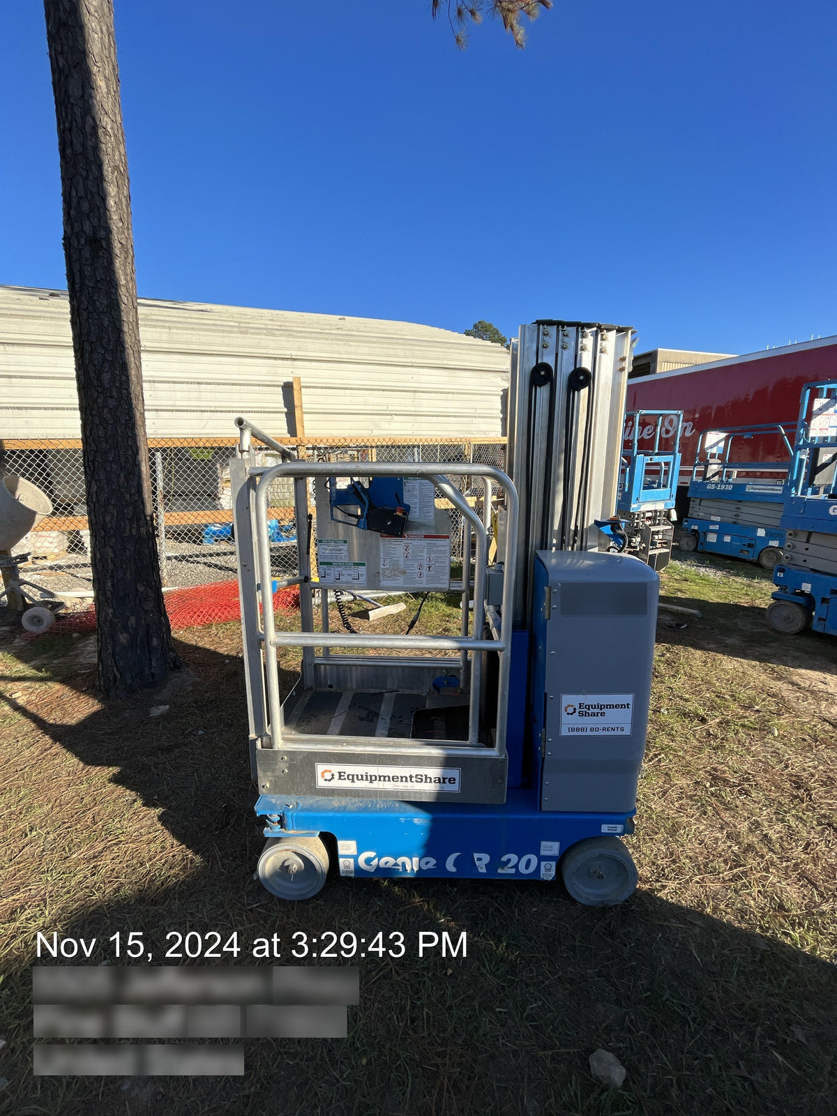 2018 GENIE GR-20