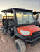 Kubota RTV-X1140W-H 4wd Utility Cart, LED Strobe, Windshield Tempered Glass, Plastic Canopy, Wire Harness Kit, Backup Alarm