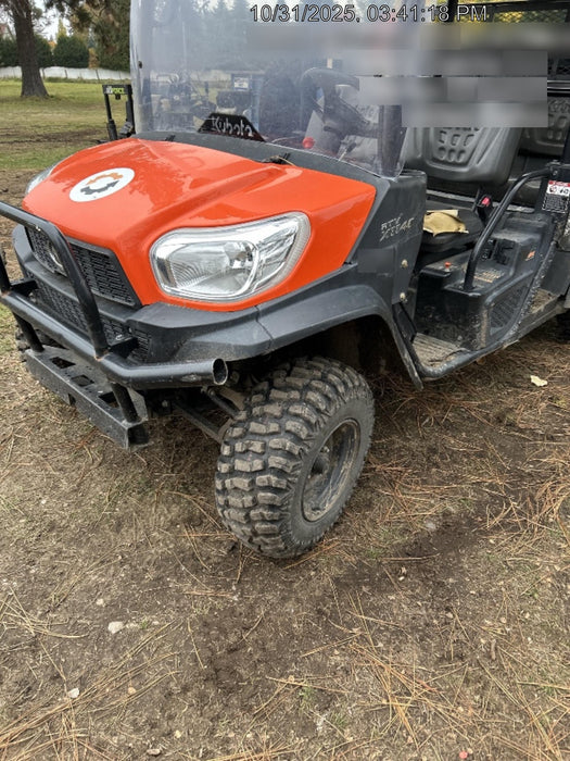 2021 Kubota RTV-X1140W-H Plastic Canopy, Windshield Acrylic Clear, LED Strobe Light, Wire Harness Kit, Back up Alarm