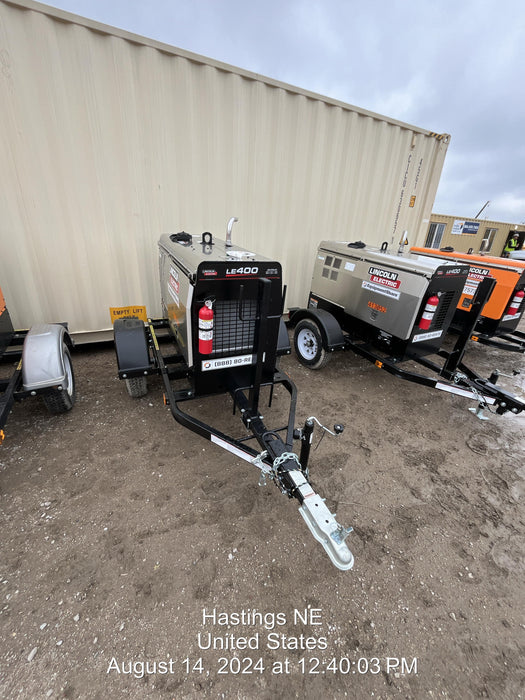 2024 Lincoln Electric LE400 Kubota V1505, Trlr, Cable Rack, Light Kit, ES Decals, T3