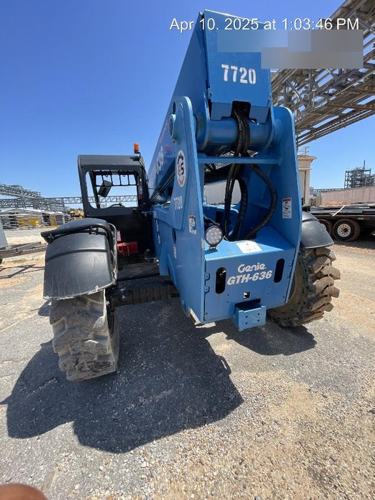 2018 Genie GTH-636 Genie GTH-636 w/Open ROPS, Solid Tires, Work Light/Beacon, 48" Carriage and Forks