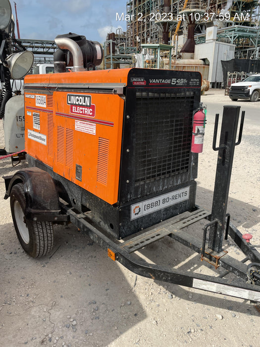 2021 Lincoln Electric Vantage 549X Ready Pak 3, ORANGE (includes trailer, cable rack, fender light kit)