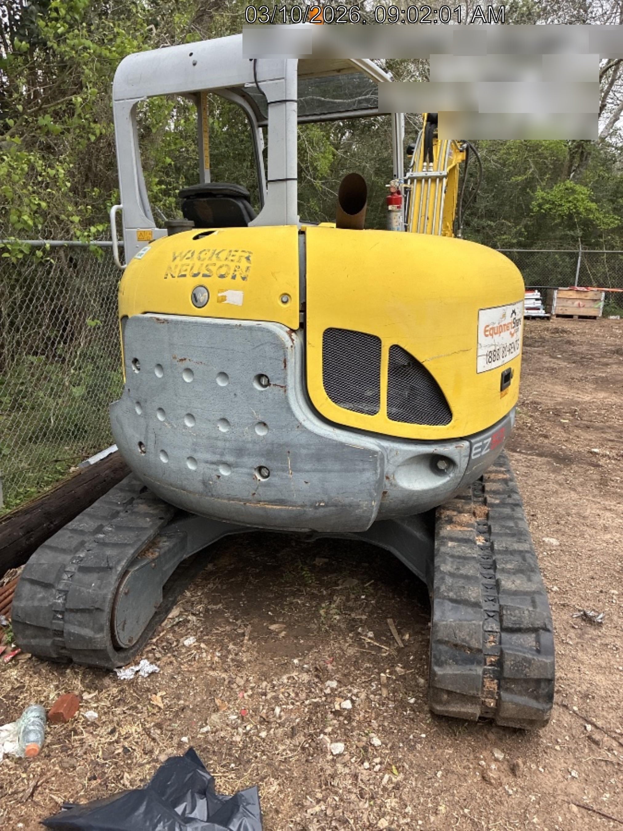 Wacker Neuson EZ53 EZ53 12K Track Excavator, TRK, CNPY, Bucket