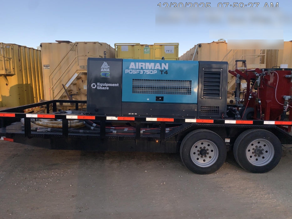 2025 TEXAS PRIDE TRAILERS 18'-20' Lowboy Sand Blasting Unit