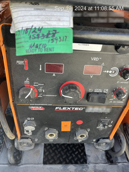 2021 LINCOLN ELECTRIC FLEXTEC 350X