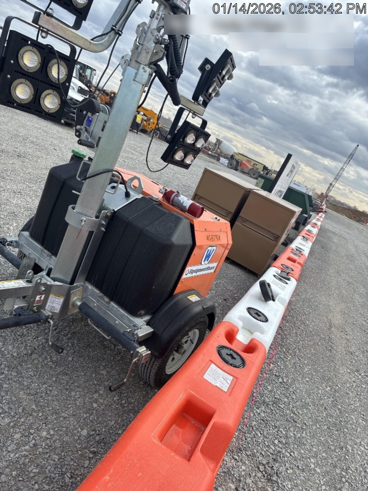 2024 Wanco WLTT-4MM4K Diesel, Deep Sea Controller, Shore Power Plug, Auto Start, (4) 350W LED Floodlights, 4kW Generator, 60 Gal Fuel Tank, 2" Ball, T3