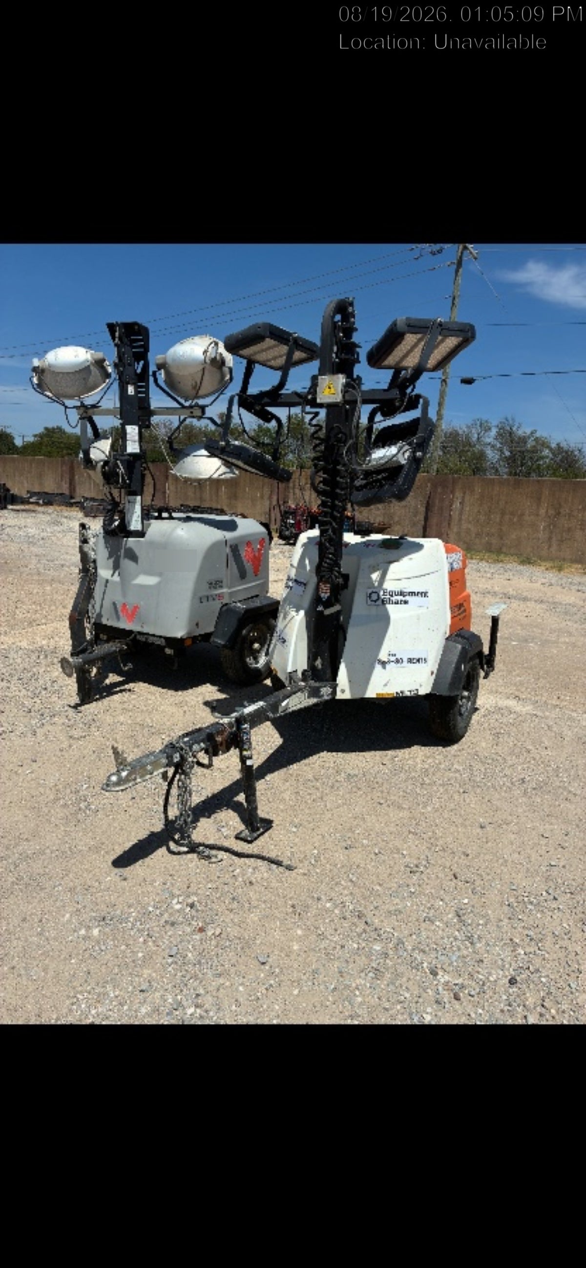 2024 Generac MLT2 Diesel, Flex Switch 120V Input, Powerzone Controller, 
(4) 320W LED Lights, 4kW Generator, 39.9 Gal Fuel Tank, 2" Ball, T3