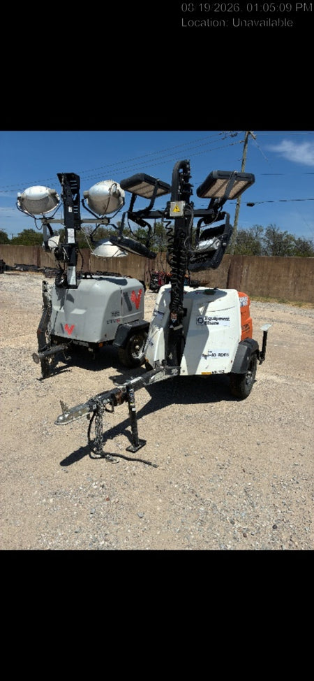 2024 Generac MLT2 Diesel, Flex Switch 120V Input, Powerzone Controller, 
(4) 320W LED Lights, 4kW Generator, 39.9 Gal Fuel Tank, 2" Ball, T3