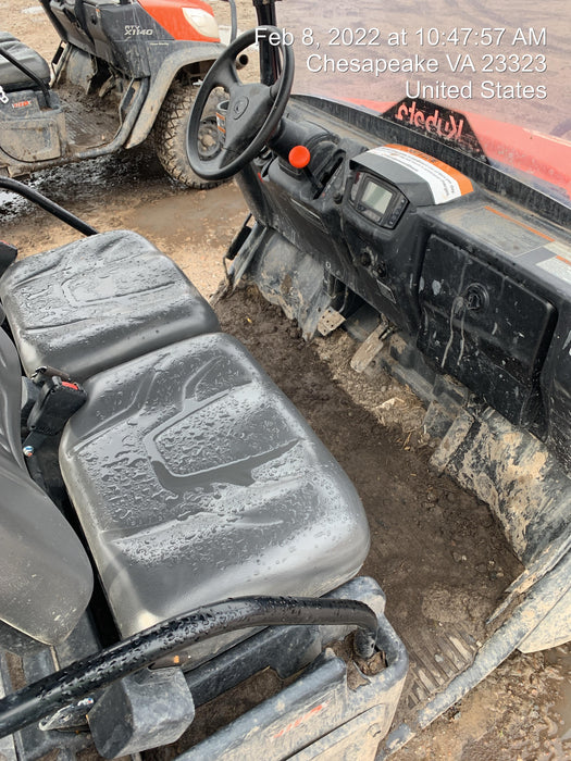 2021 Kubota RTV-X1140W-H Plastic Canopy, Windshield Acrylic Clear, LED Strobe Light, Wire Harness Kit, Back up Alarm