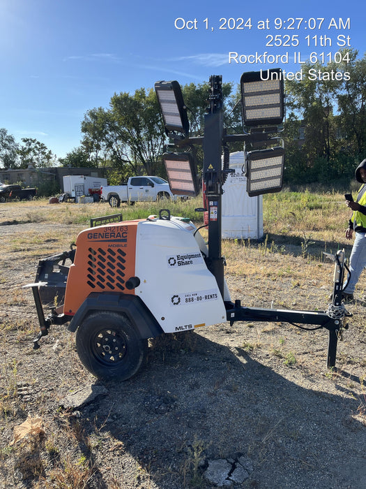 2024 Generac MLT2 Diesel, Flex Switch 120V Input, Powerzone Controller, 
(4) 320W LED Lights, 4kW Generator, 39.9 Gal Fuel Tank, 2" Ball, T3