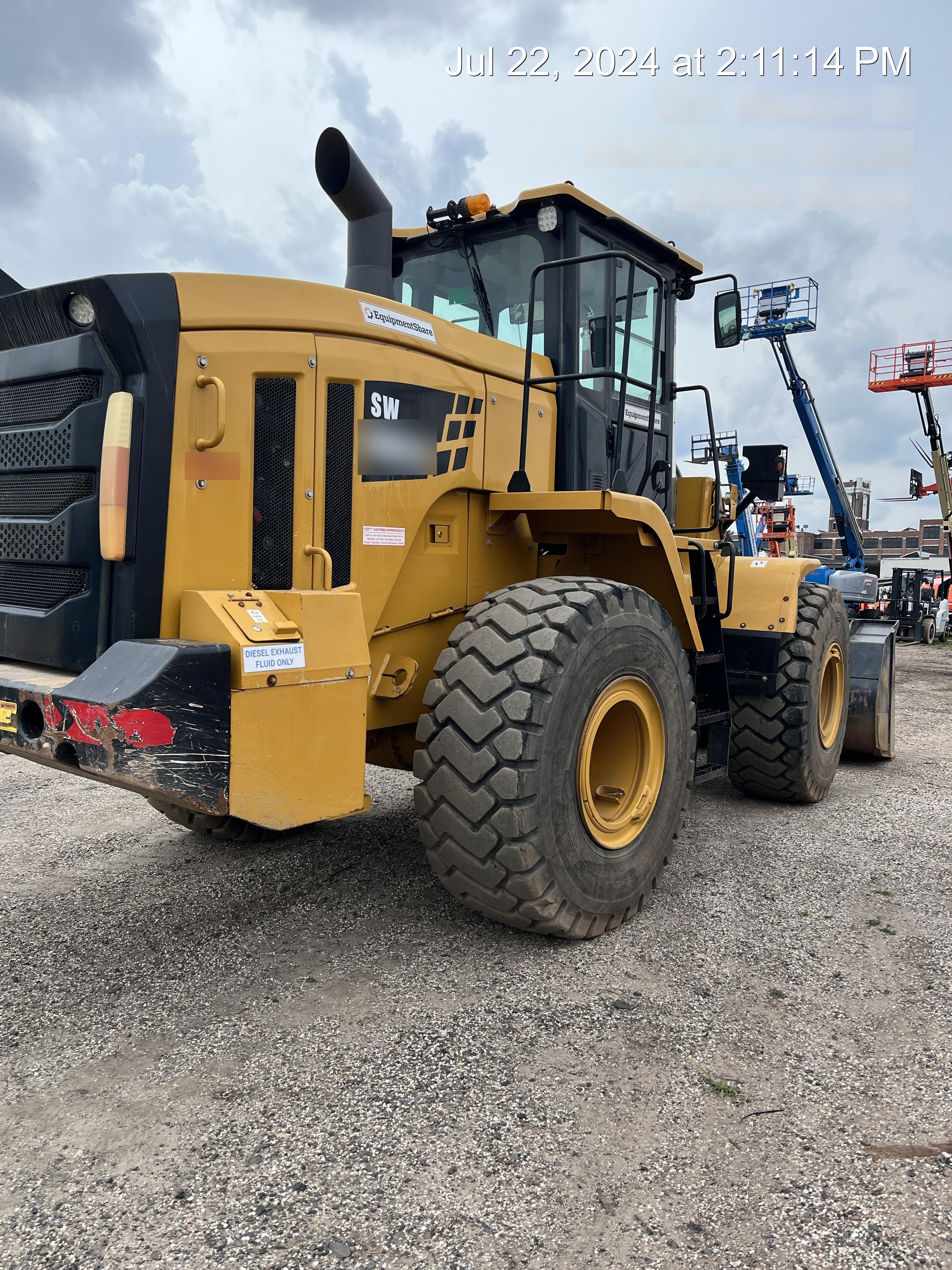 2019 Sany SW405K Tier 4, Cab, 3rd Function Hydraulics Smooth Pin On Bucket