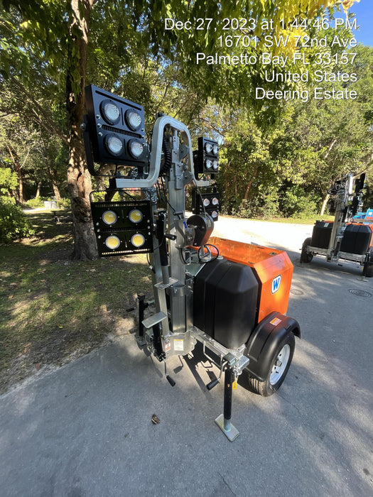 2023 Wanco WLTT-4MM4K Diesel, Deep Sea Controller, Shore Power Plug, Auto Start, (4) 350W LED Floodlights, 4kW Generator, 60 Gal Fuel Tank, 2" Ball, T3