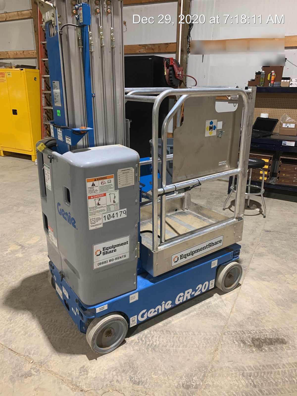2020 GENIE GR-20