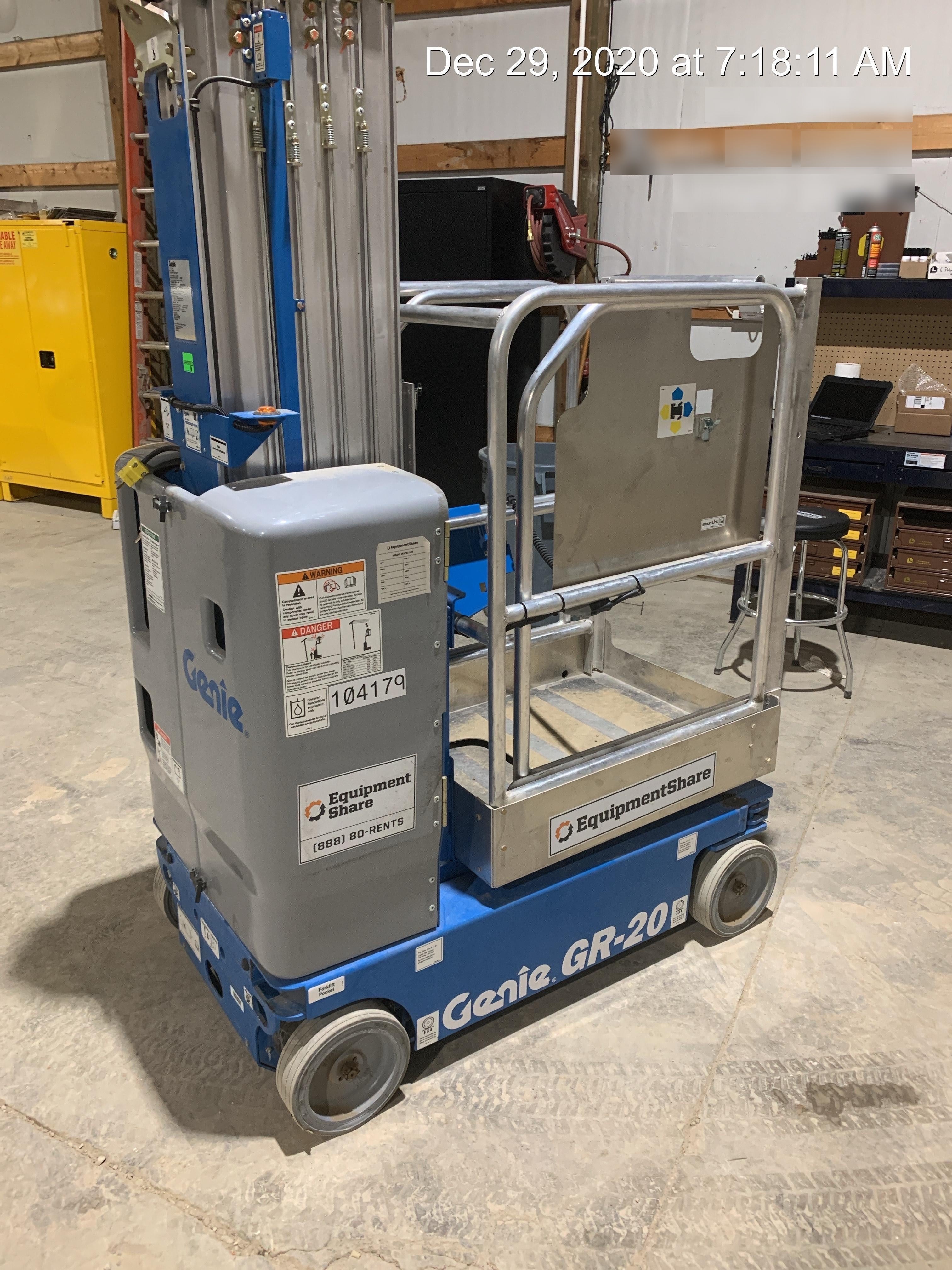 2020 GENIE GR-20