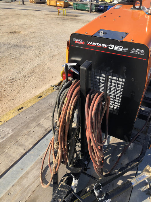 2021 Lincoln Electric Vantage 322 Vantage 322 Ready Pak 3 w/ Decals, ORANGE (includes trailer, cable rack, fender light kit) NO Telematics