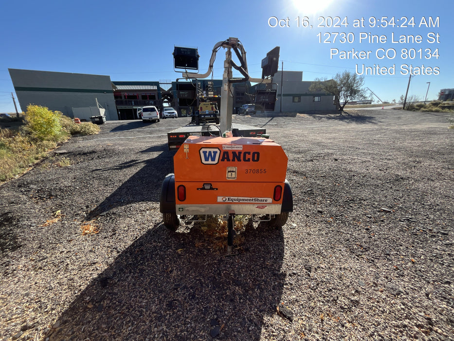 2023 Wanco WLTT-4MM4K Diesel, Deep Sea Controller, Shore Power Plug, Auto Start, (4) 350W LED Floodlights, 4kW Generator, 60 Gal Fuel Tank, 2" Ball, T3