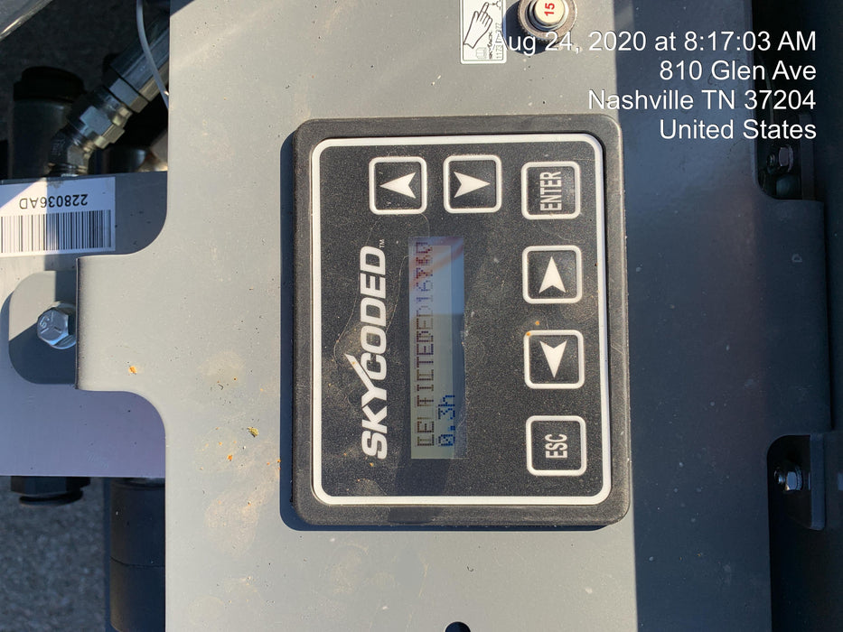 2020 Skyjack SJIII-3226 Solid NM Tires, Half height spring hinged entry gate, Dual Beacons