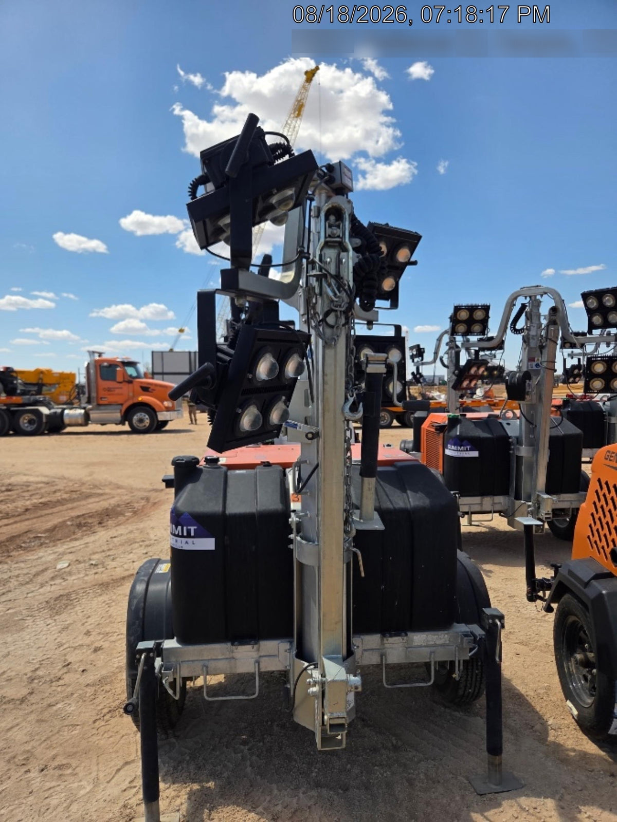 2024 Wanco WLTT-4MM4K Diesel, Deep Sea Controller, Shore Power Plug, Auto Start, (4) 350W LED Floodlights, 4kW Generator, 60 Gal Fuel Tank, 2" Ball, T3