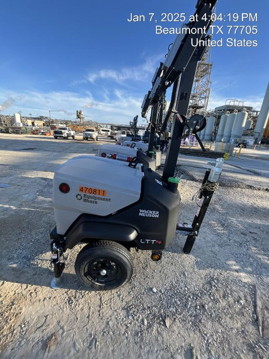 2024 Wacker Neuson LTT4 Diesel, Kohler KDW702, Deep Sea Controller, Auto Start, LED 320W, Bypass Outlet, T3