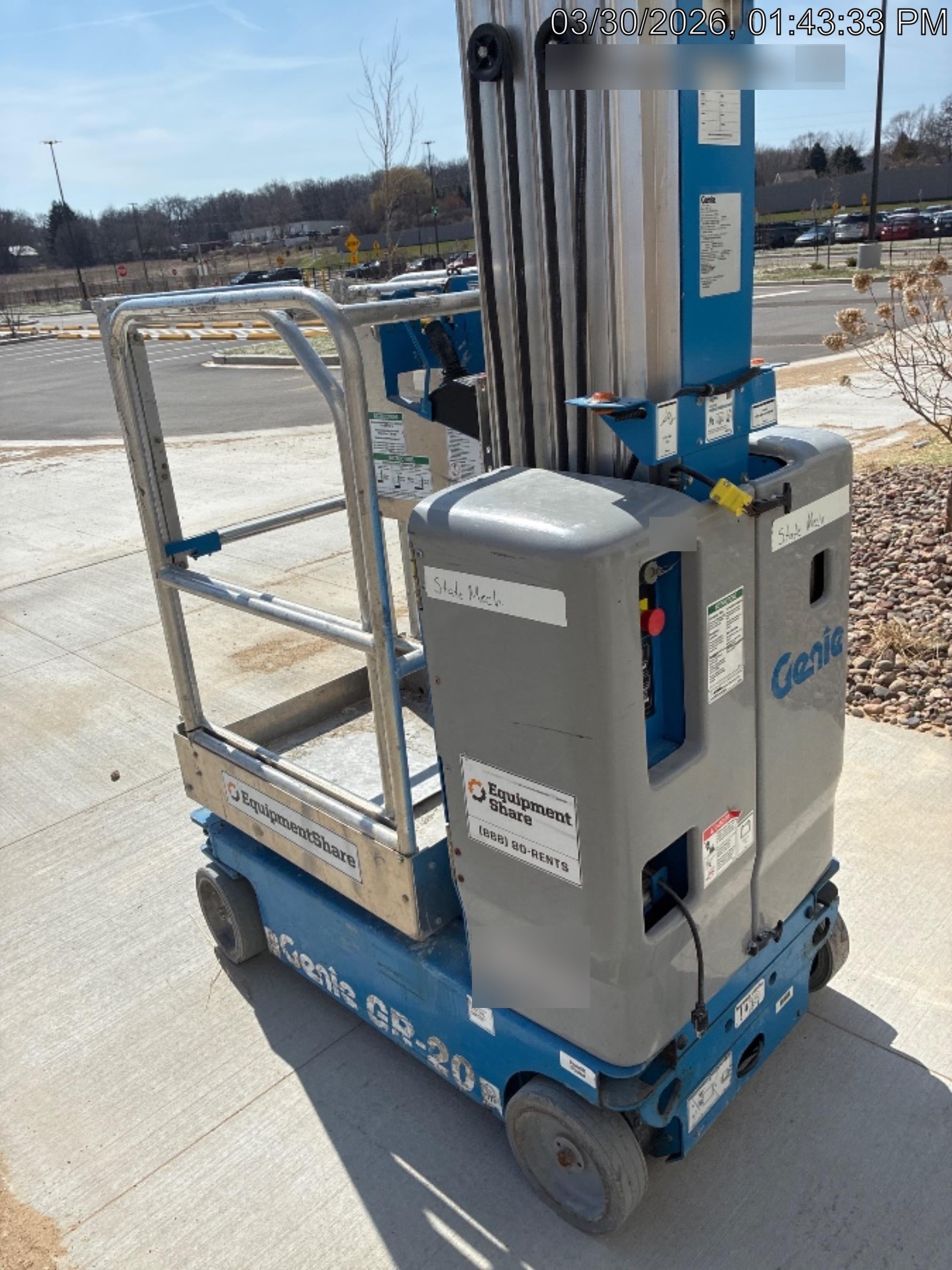 2020 GENIE GR-20