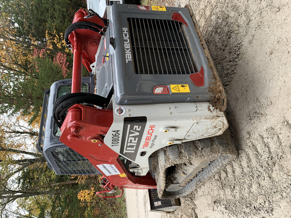 2020 Takeuchi TL12V2-CRH Cab, Rubber Track, & HF