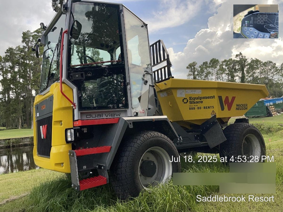 2025 WACKER NEUSON DV605 Cab Turf Tires