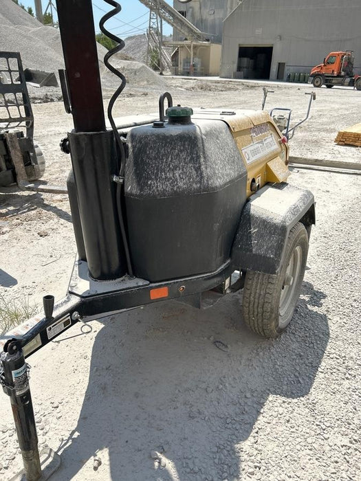 2022 Allmand NLV3GR (4) LED Light Fixture 350W, 23' Vertical Mast, 3kW Prime, Towable, ES Decals, T3