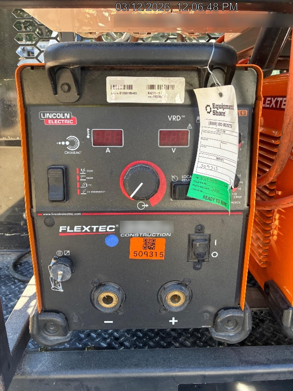 2025 LINCOLN ELECTRIC FLEXTEC 350X