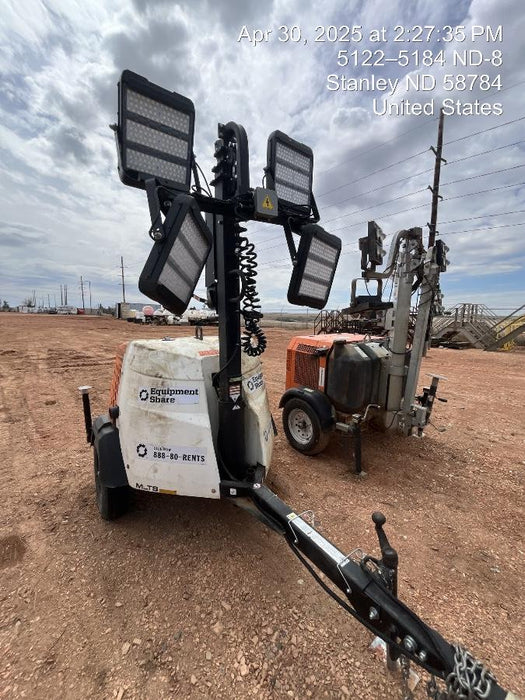 2024 Generac MLT2 Diesel, Flex Switch 120V Input, Powerzone Controller, 
(4) 320W LED Lights, 4kW Generator, 39.9 Gal Fuel Tank, 2" Ball, T3