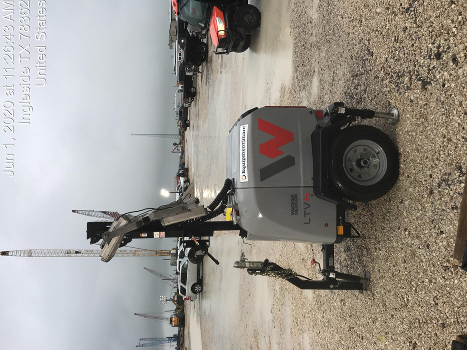 2019 Wacker Neuson LTV6K-LED LTV6K Light Tower, LED 300W, Telematics EQ SH Kubota