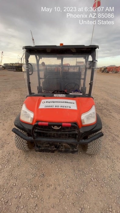 2022 Kubota RTV-X1140W-H Plastic Canopy, Windshield Acrylic Clear, LED Strobe Light, Wire Harness Kit, Back up Alarm