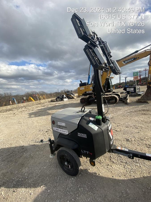 2024 Wacker Neuson LTT4 Diesel, Kohler KDW702, Deep Sea Controller, Auto Start, LED 320W, Bypass Outlet, T3