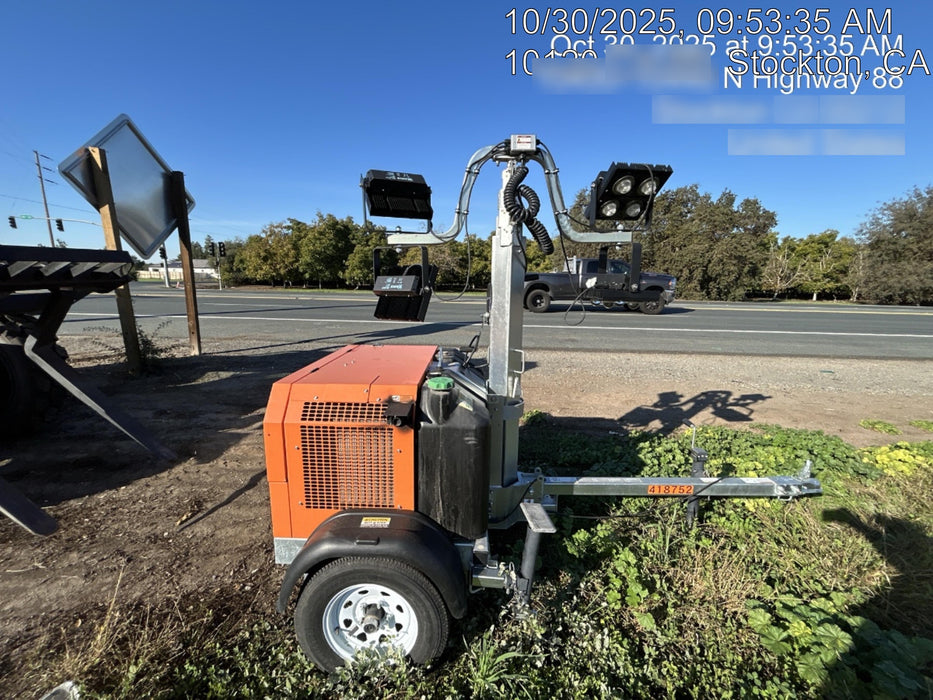 2024 Wanco WLTT-4MM4K Diesel, Deep Sea Controller, Shore Power Plug, Auto Start, (4) 350W LED Floodlights, 4kW Generator, 60 Gal Fuel Tank, 2" Ball, T3