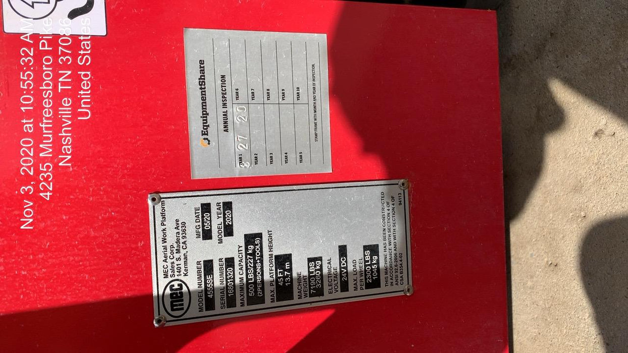 2020 MEC 4555SE